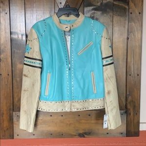 Brand new Wilson’s Leather cowgirl leather coat